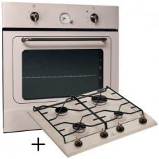 Pachet Indesit cuptor electric FMR 54 K.A (AV) + plita gaz IP 640 S (AV)R